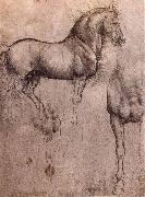 LEONARDO da Vinci, Studies of horses